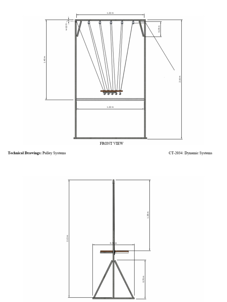 Pulley Systems Technical Drawings | PDF