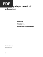 2026 Grade 11 History Teaching Plan | PDF | Zionism | Apartheid