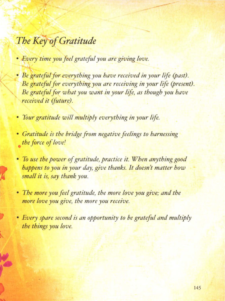 The Power of Gratitude in Life | PDF