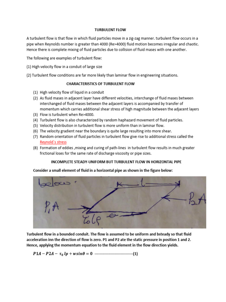 Understanding Turbulent Flow Dynamics | PDF | Fluid Dynamics | Turbulence