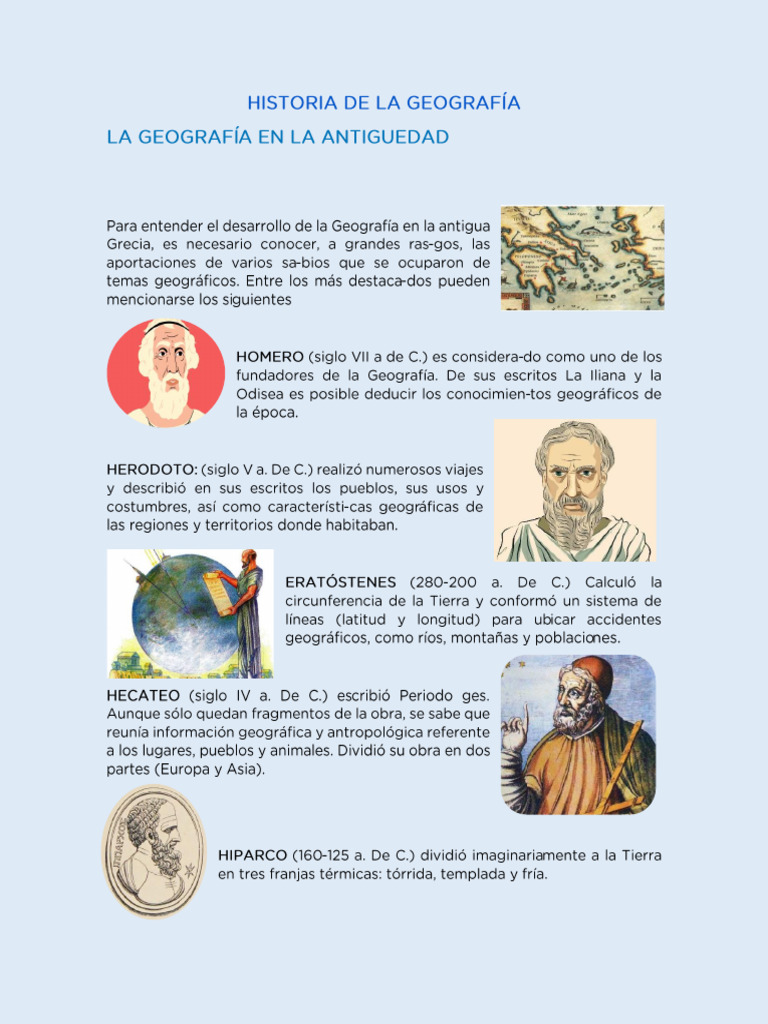 Historia de La Geografía | PDF