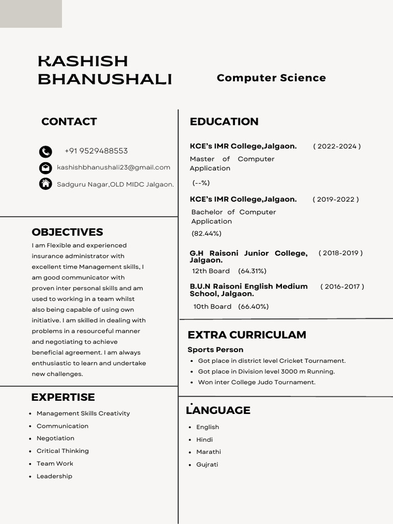Aspiring Computer Science Leader | PDF