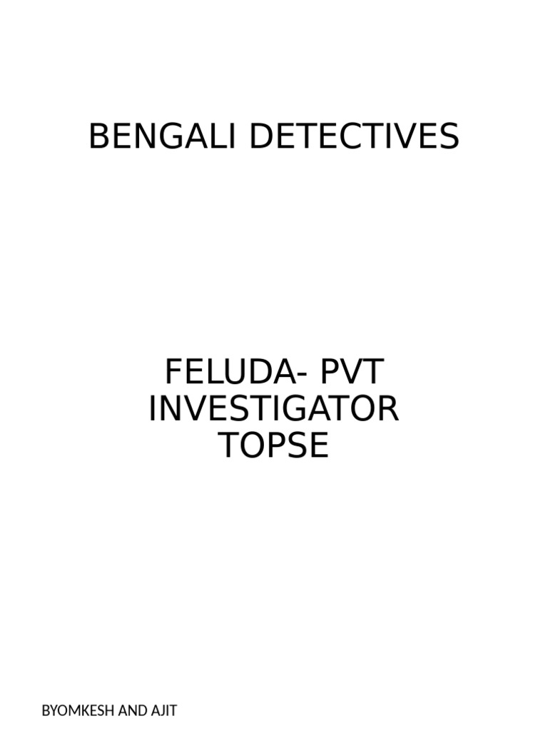 DETECTIVES | PDF