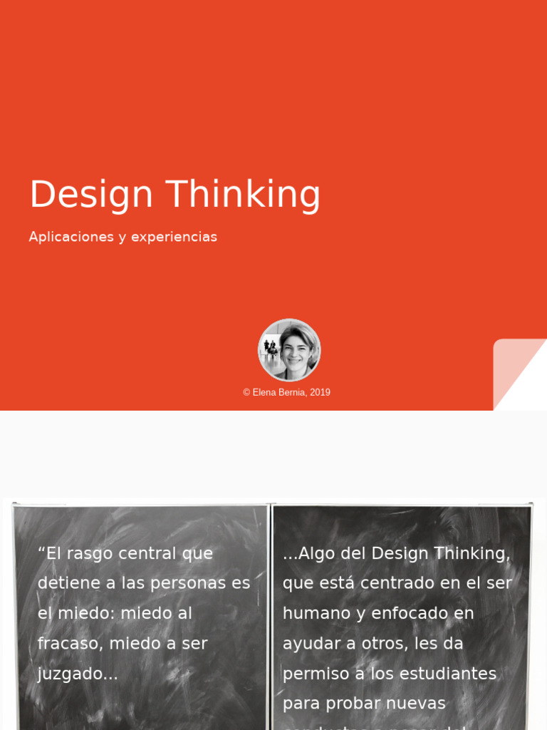 Design Thinking en el Aula: Aplicaciones y Experiencias | PDF | El ...