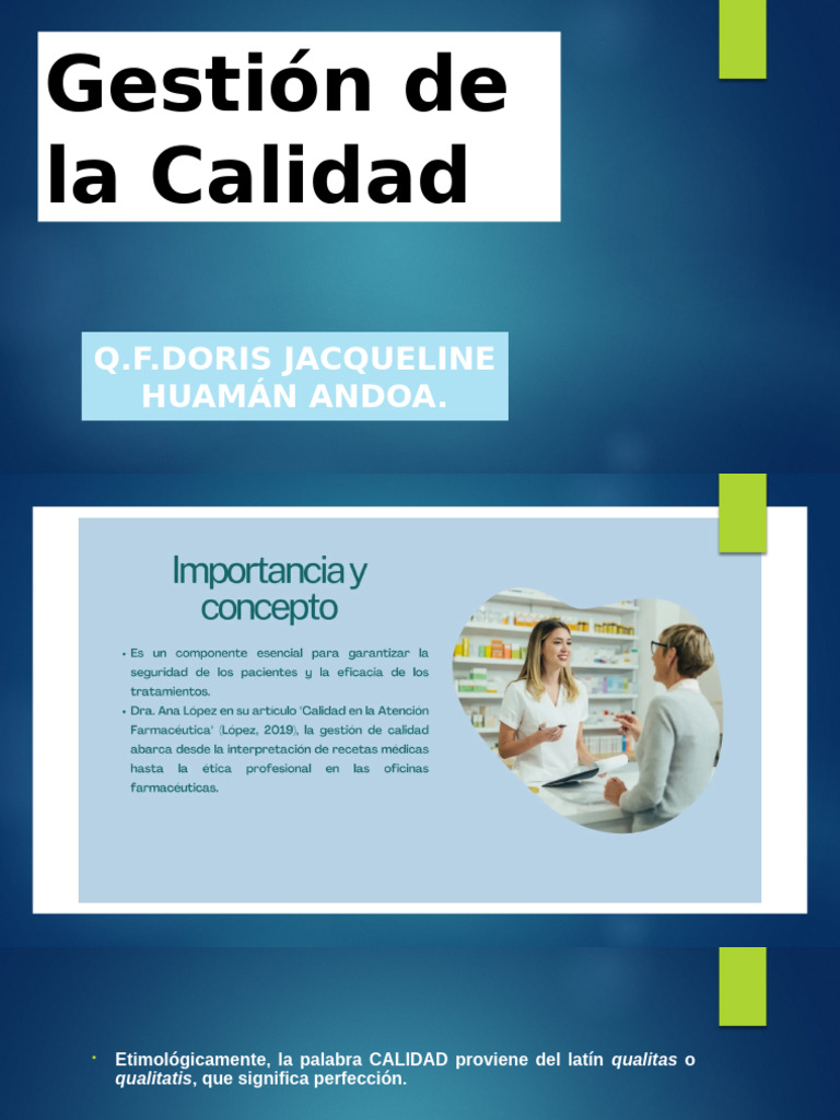 Gestión de la Calidad en Salud y Normas ISO | PDF | Calidad (comercial ...