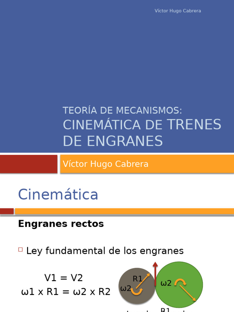 3 Sistemas De Engranajes Pdf Engranaje Cinemática