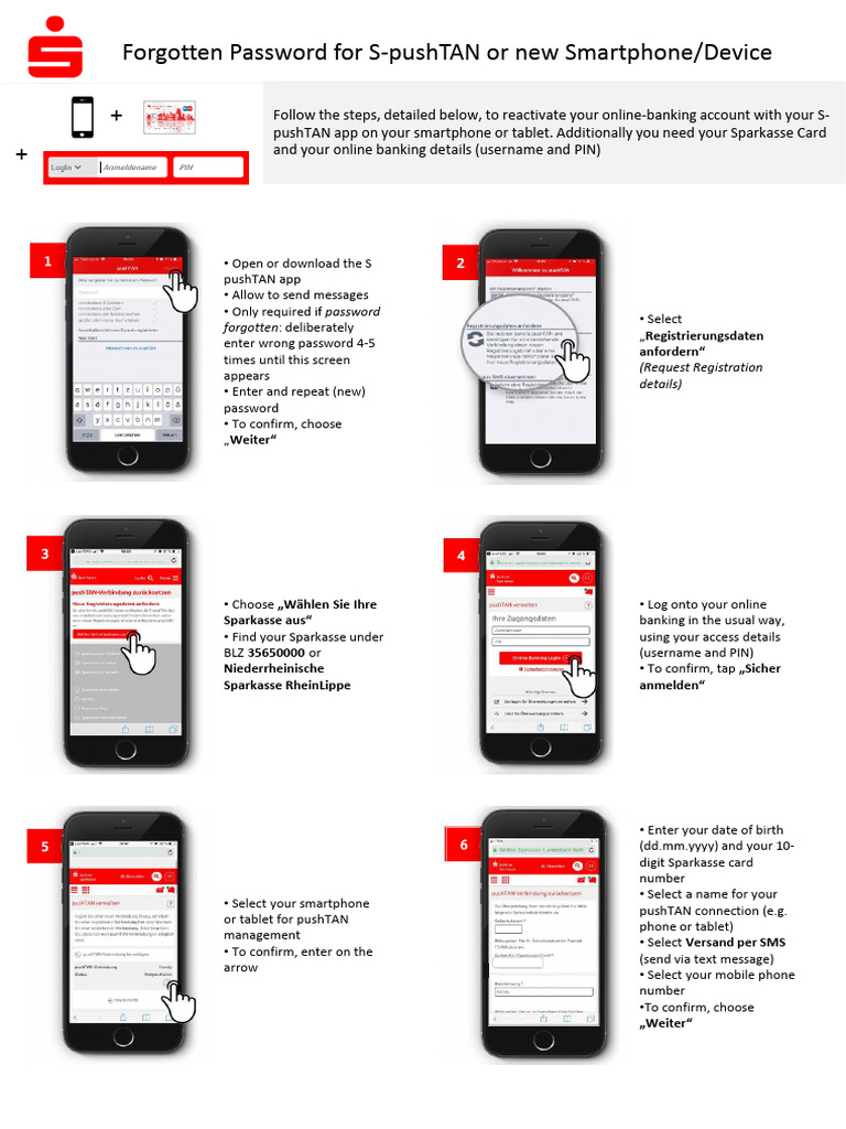 Kurzanleitung Pushtan Password New Device en | PDF | Password | Smartphone