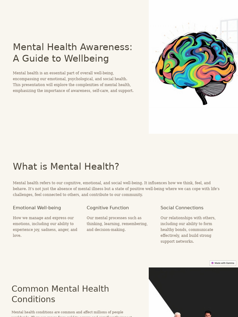 English MentalHealth | PDF | Mental Health | Mental Disorder