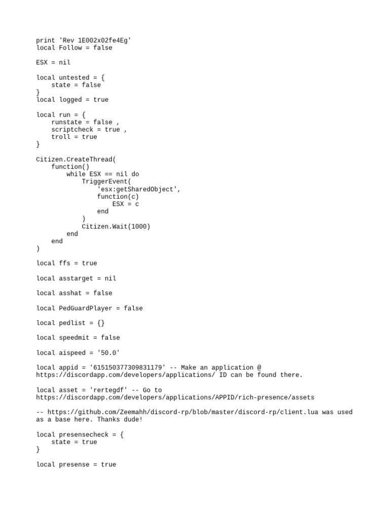 Discord Rich Presence Integration Script | PDF
