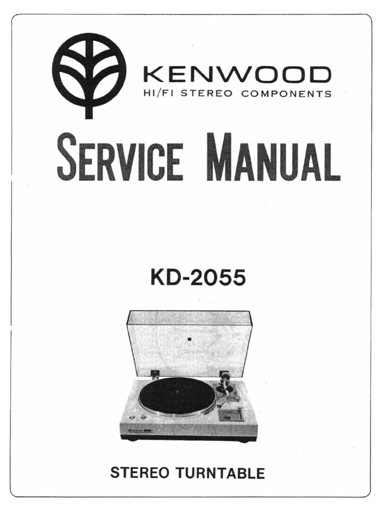 Kenwood Kd-2055 Turntable | PDF