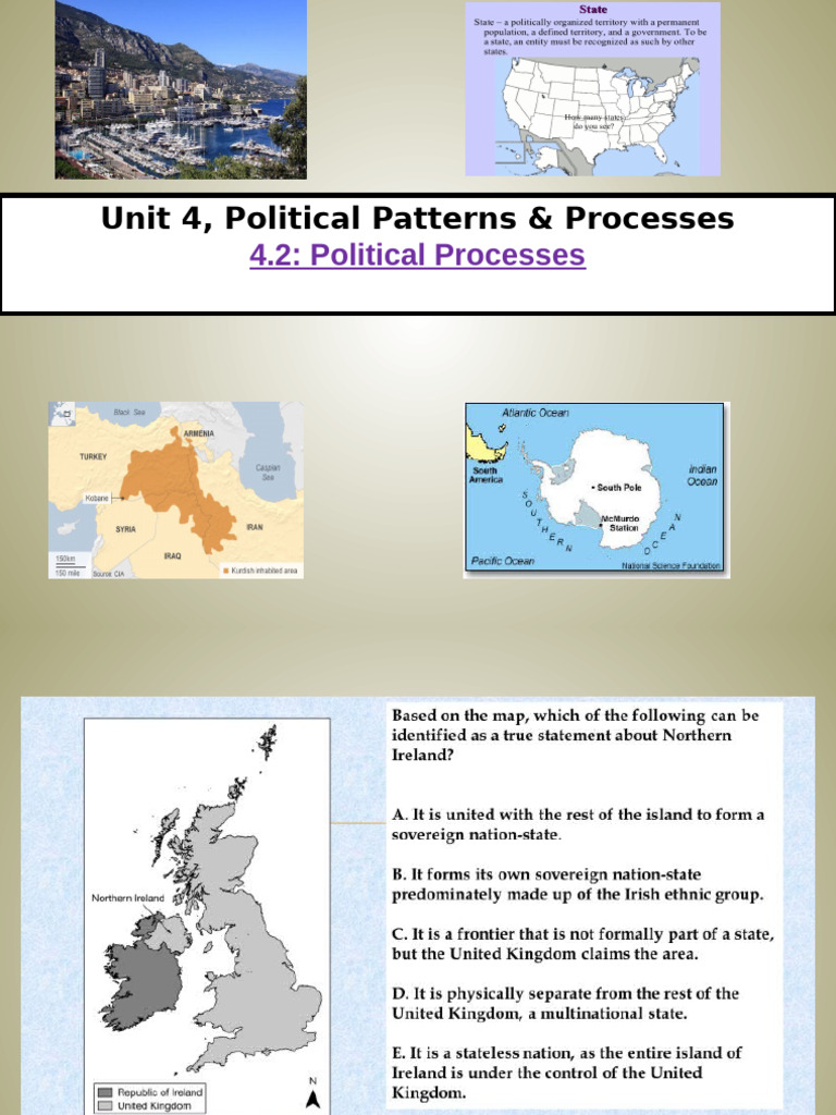 Topic 4.2 - Political Processes (2024) | PDF | State (Polity) | Devolution