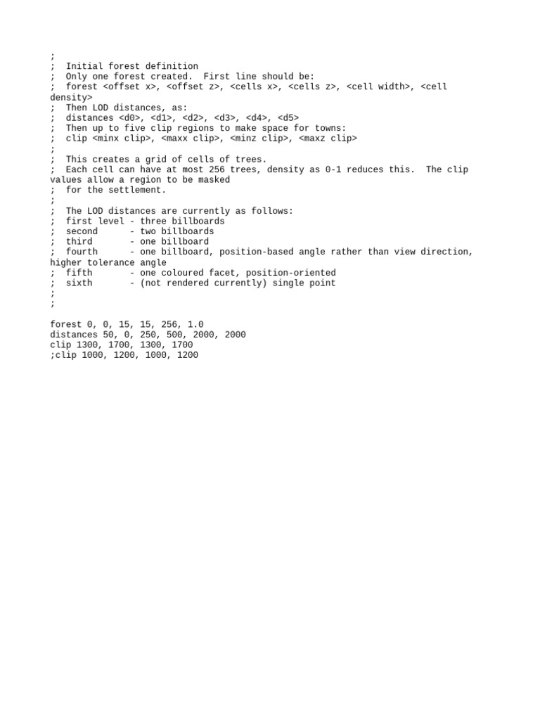 Forest Layout | PDF