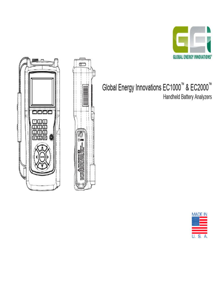 EC1000 EC2000 Users Manual EN-1005-1001 | PDF | Electricity ...