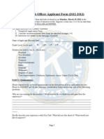 Key Club Officer Applicant Form (12-13)