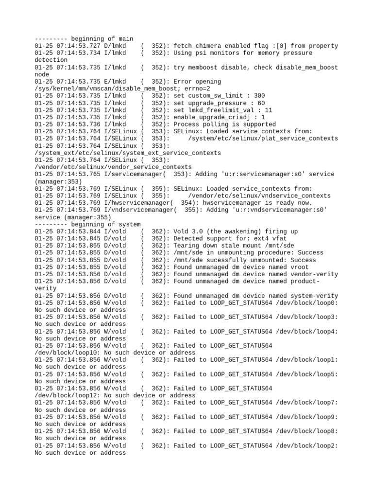 Android Memory Management Logs | PDF | Device Driver | Proprietary Software