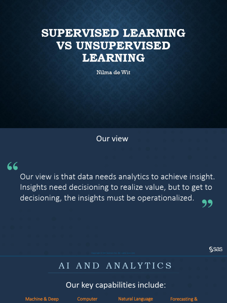 3_Supervised learning vs unsupervised learning | PDF | Machine Learning ...