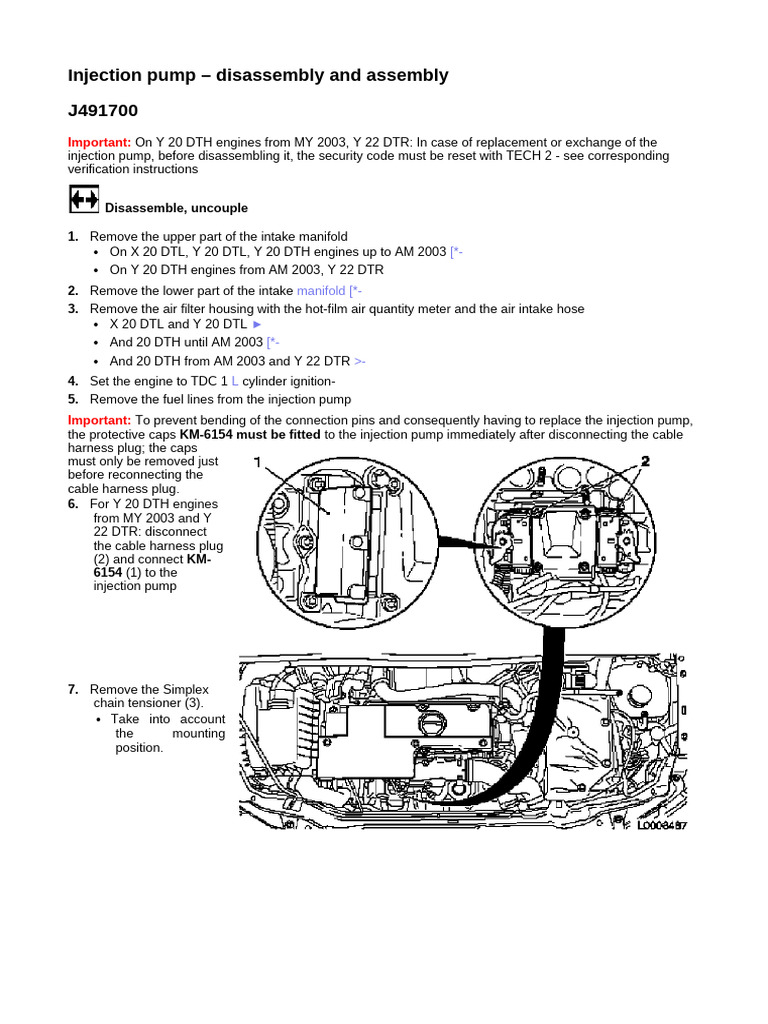 Injection Pump Disassembly Guide | PDF | Fuel Injection | Pump