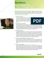 Beneficios de Project Standard y Professional 2010