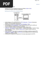 Modbus Protocol: Setting Up An RTU To Be A Modbus Slave