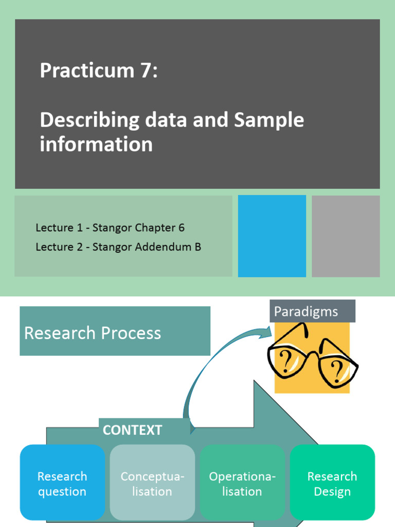 Data Description and Research Methods | PDF | Statistics | Level Of ...