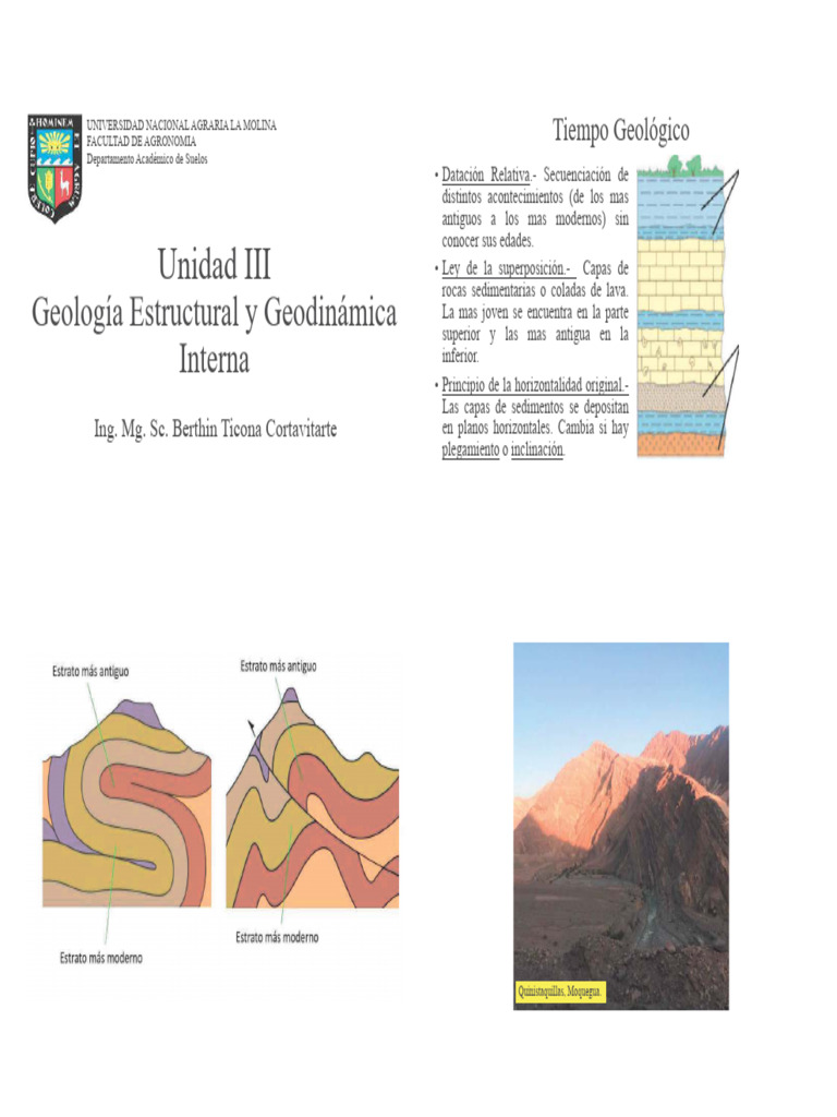 Geología Estructural y Tiempo Geológico | PDF | Falla (geología) | Geología