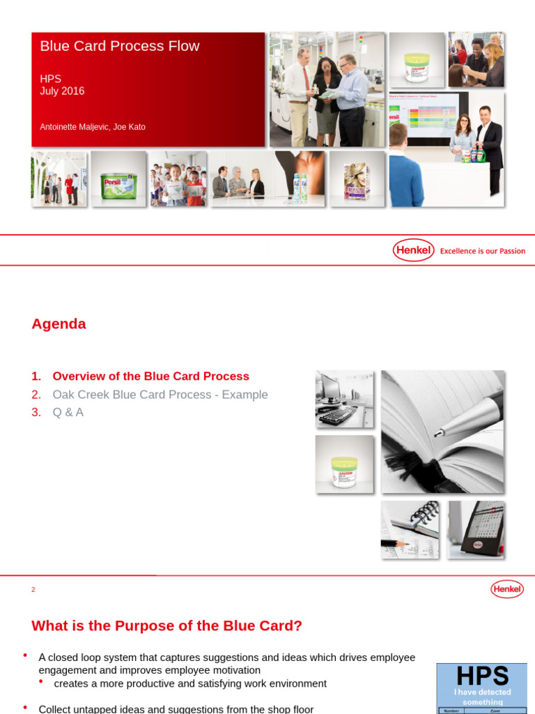Blue Card Process Flow Training 2016 7.28.2016 V3 | PDF | Production ...