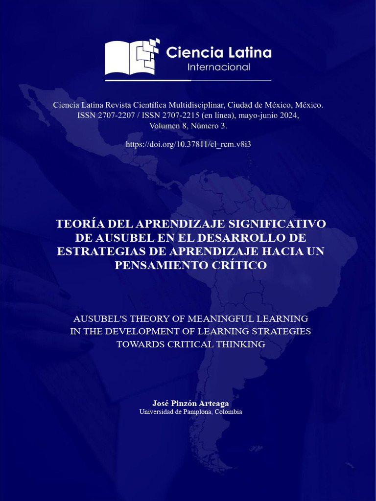 Teoría Del Aprendizaje Significativo | PDF | Aprendizaje | Pensamiento