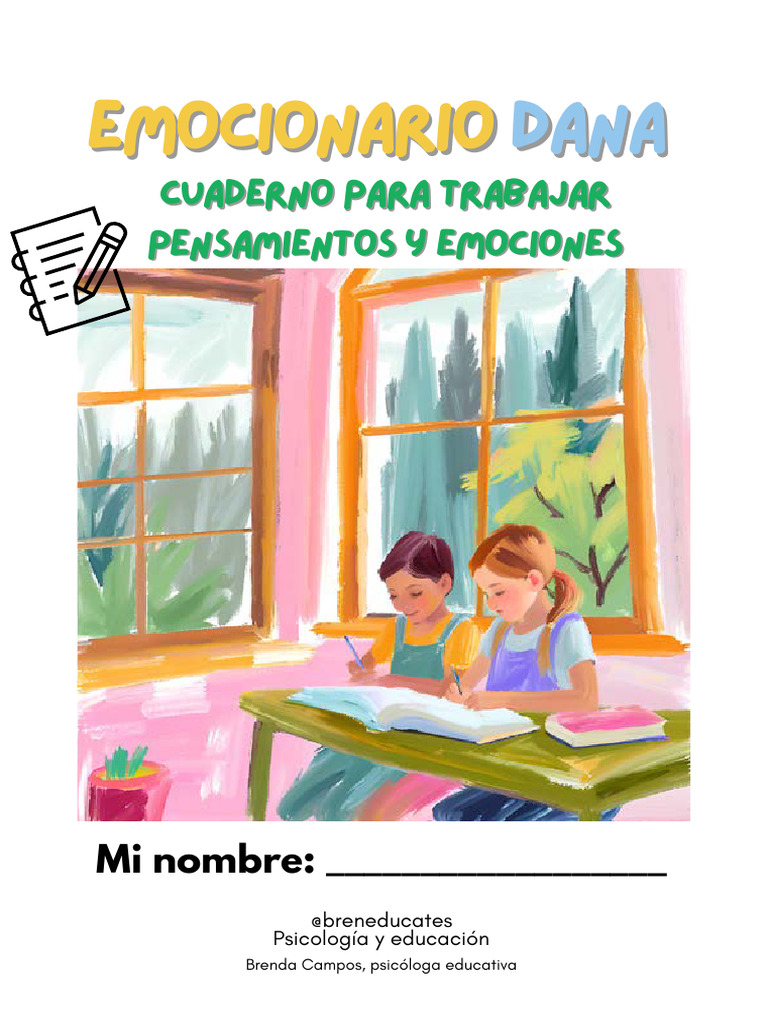 Emocionario DANA: Gestión Emocional Infantil | PDF | Las emociones ...