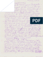 Alicia Gayle Leach-Howard Letter2 to Larry Leach About Family