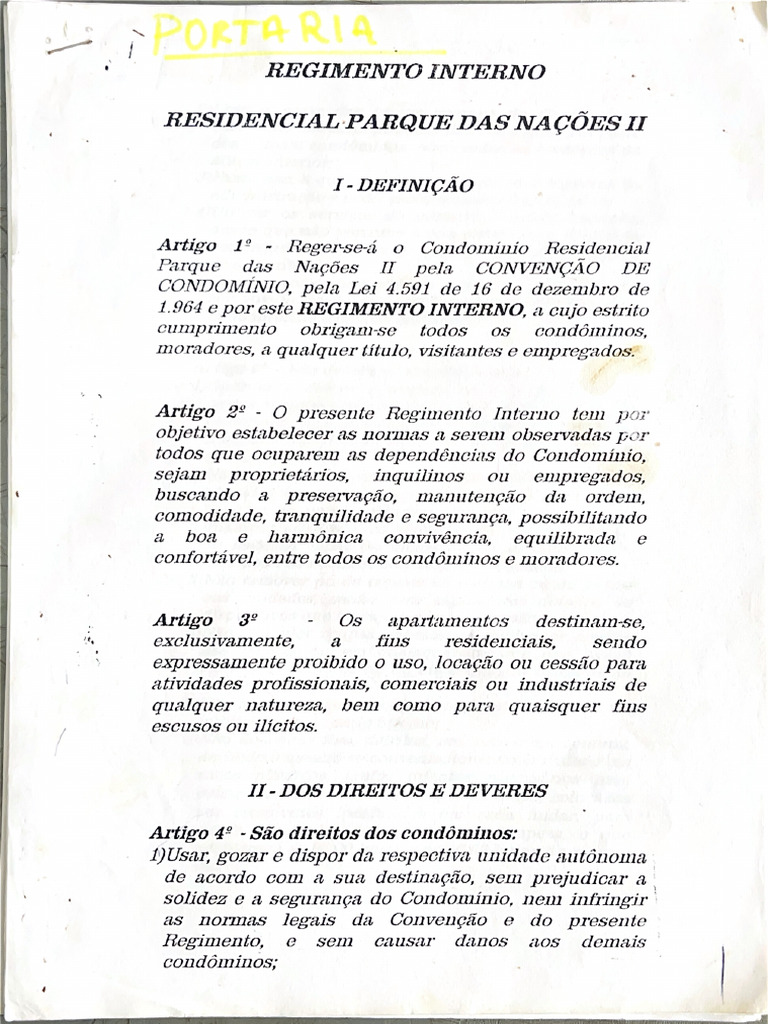 Regimento Interno | PDF