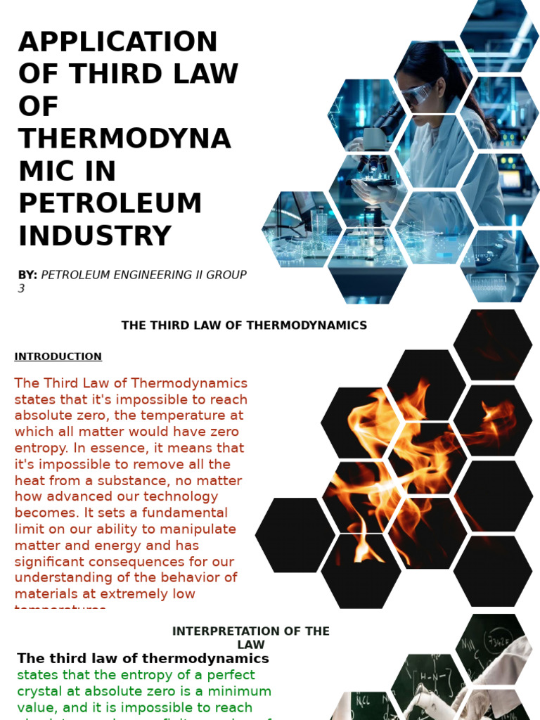 Third Law of Thermodynamics in Petroleum | PDF | Temperature | Climate ...