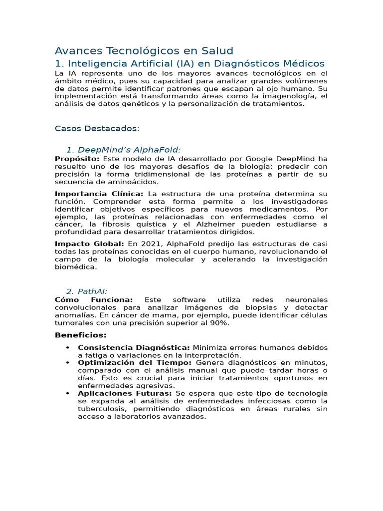 Avances en Tecnología Médica 2023 | PDF | Inteligencia artificial ...