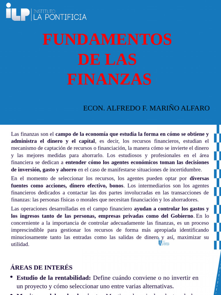 Fund. de Finanzas S1 | PDF | Compartir (Finanzas) | Inversiones