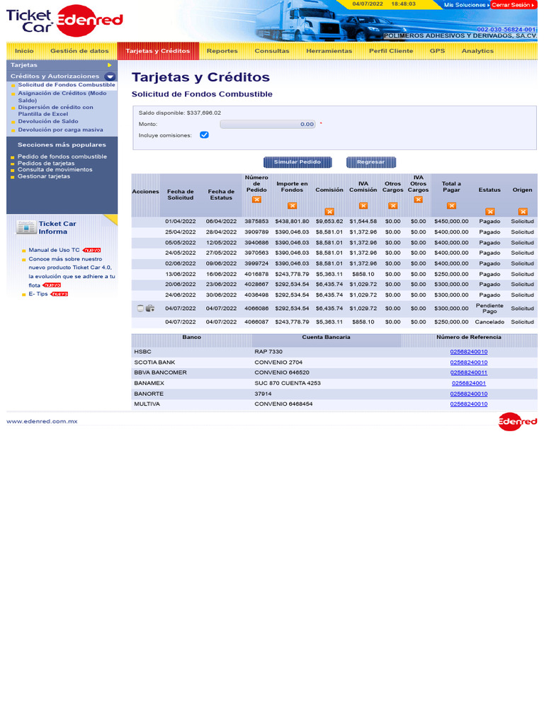 Ticket Car | PDF | Bancario | Servicios financieros