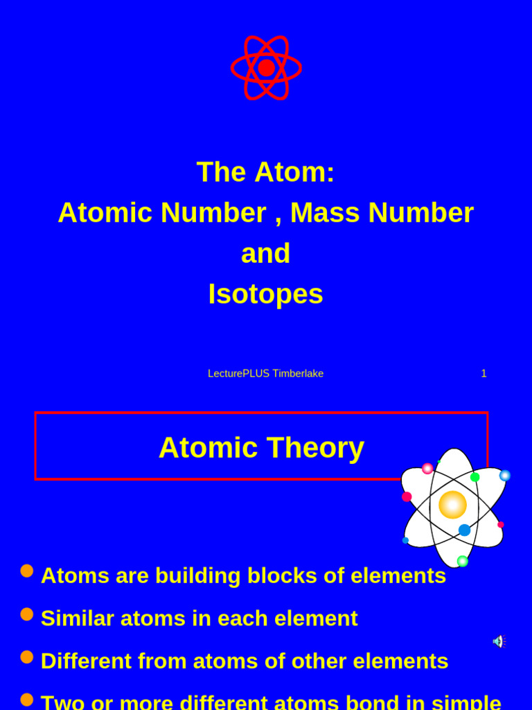 Atomsandisotopes Ste8 | PDF | Proton | Atoms