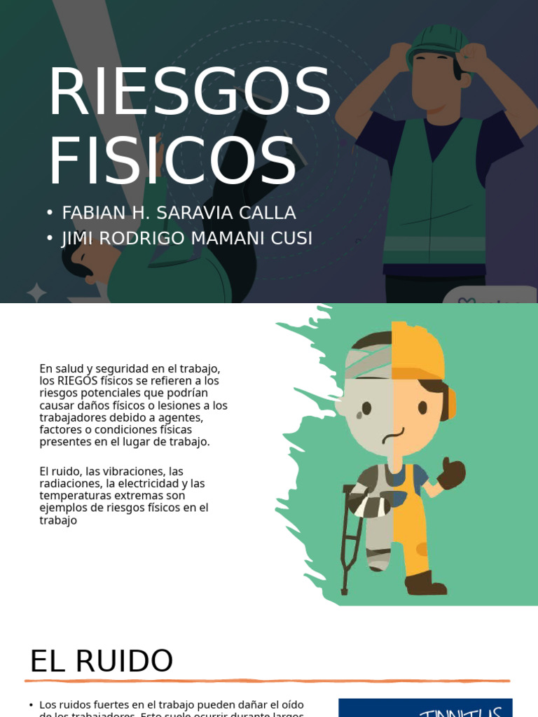 Prevención de Riesgos Físicos Laborales | PDF | Radiación | ruido