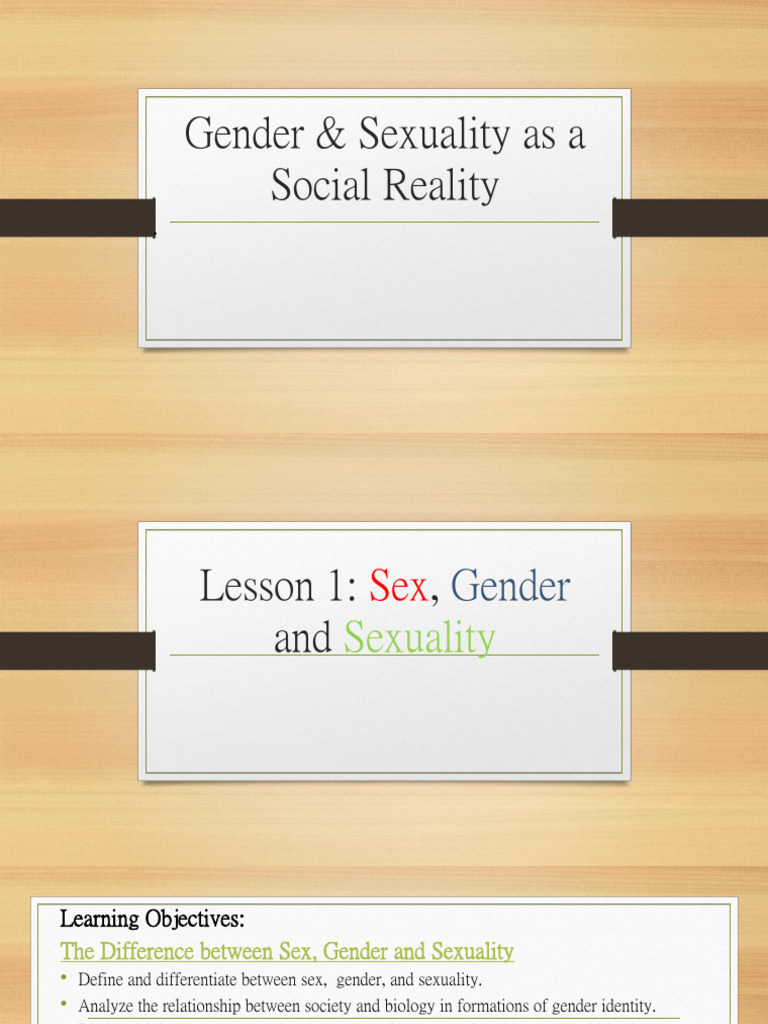 Gender and Society Introduction | PDF | Gender | Gender Studies