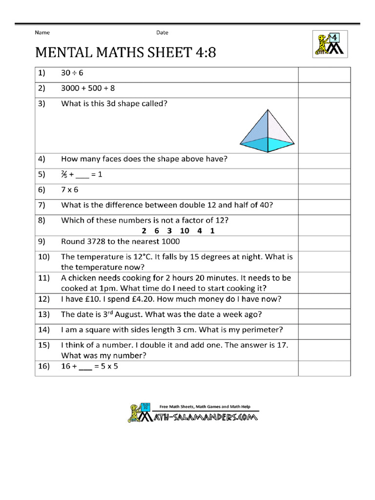 Finding Quarter of and Three Fourth or Three Quarter of Numbers | PDF