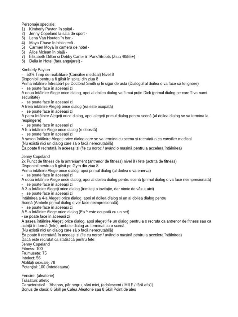 Caractere Speciale | PDF