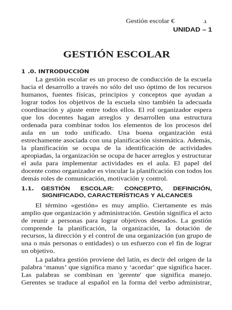 Claves de la Gestión Escolar Efectiva | PDF | Planificación | Gestión ...