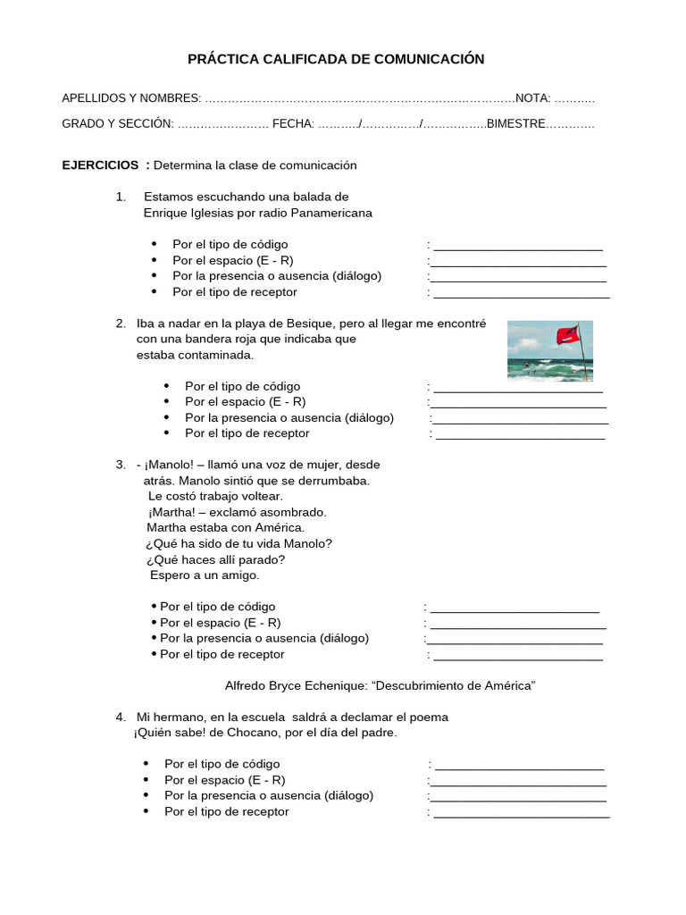 Ejercicios de Comunicación Efectiva | PDF
