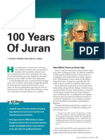 Juran 100 Years