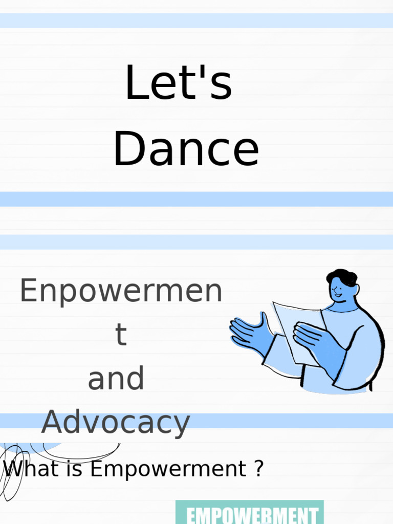 Empowerment and Advocacy in Communities | PDF | Empowerment | Social ...
