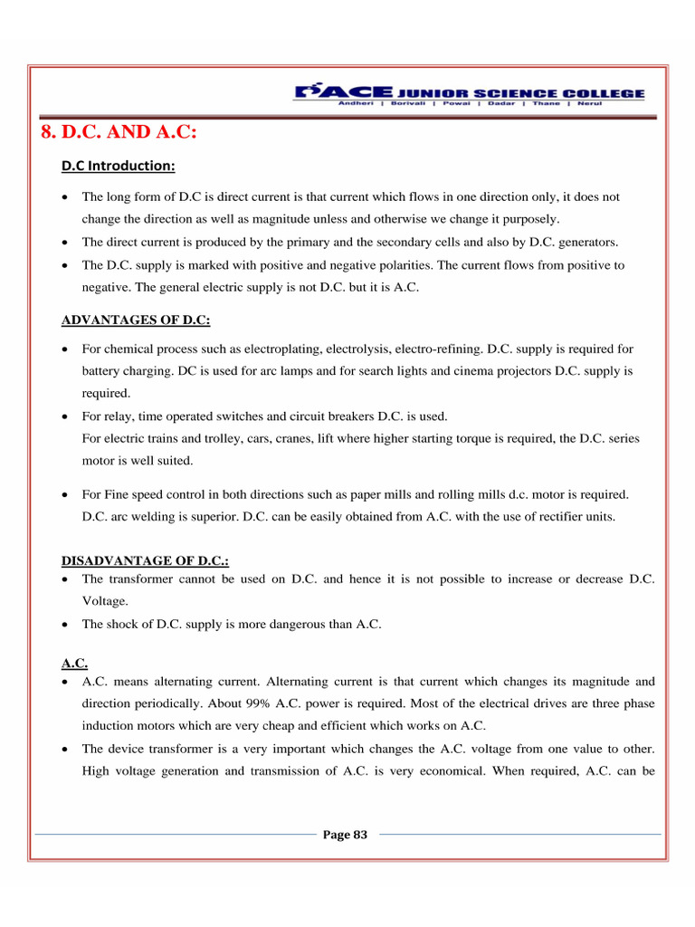 AC and DC | PDF