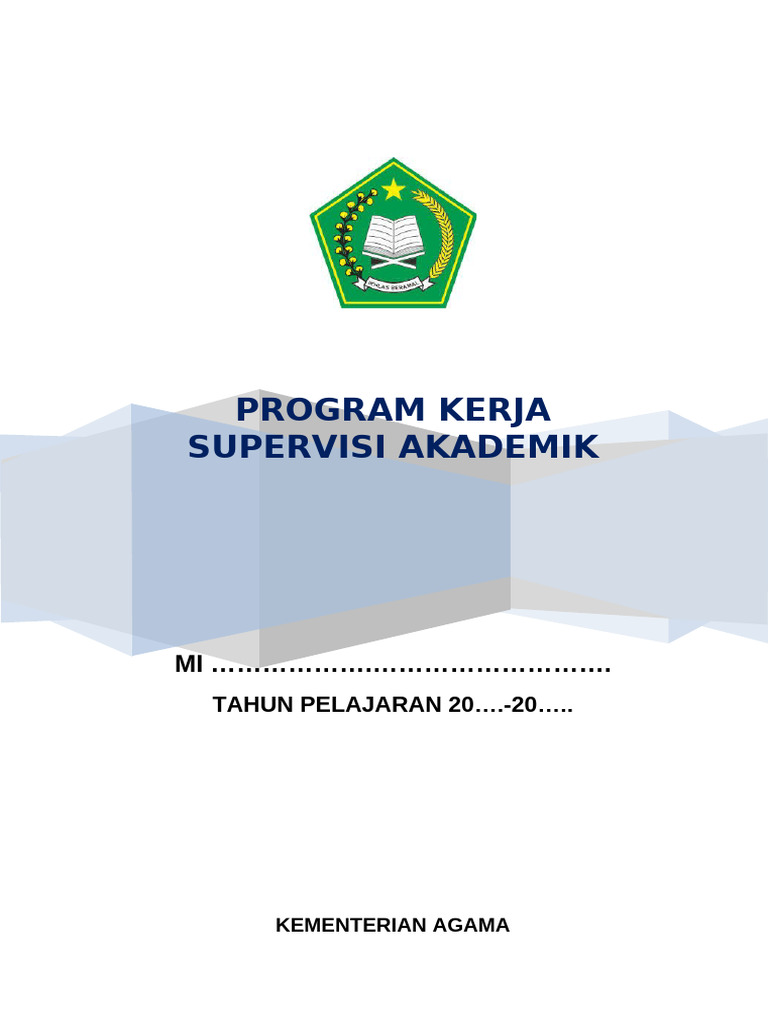Program Supervisi Akademik MI 20XX-20YY | PDF