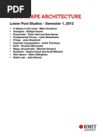 Download RMIT - Landscape Arch - Semester 1 2012 - Lower Pool Studios by RMITDSC SN82133923 doc pdf