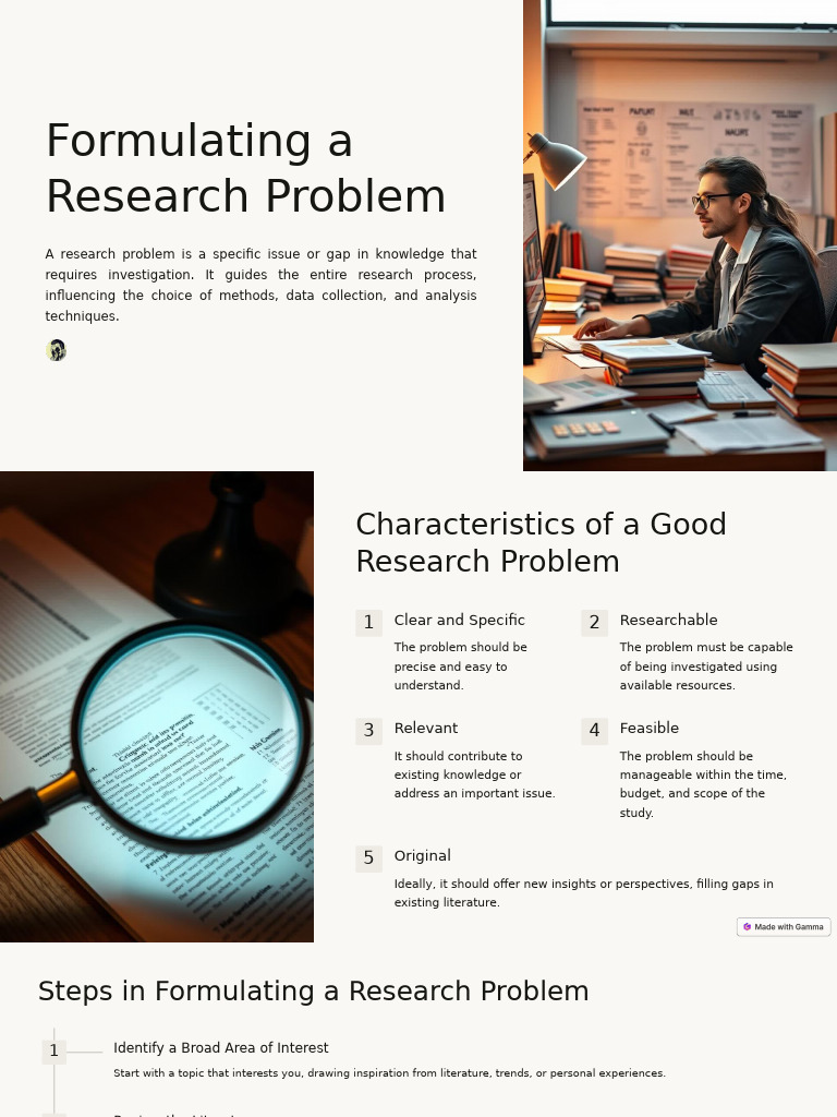 Formulating Effective Research Problems | PDF | Causality | Science