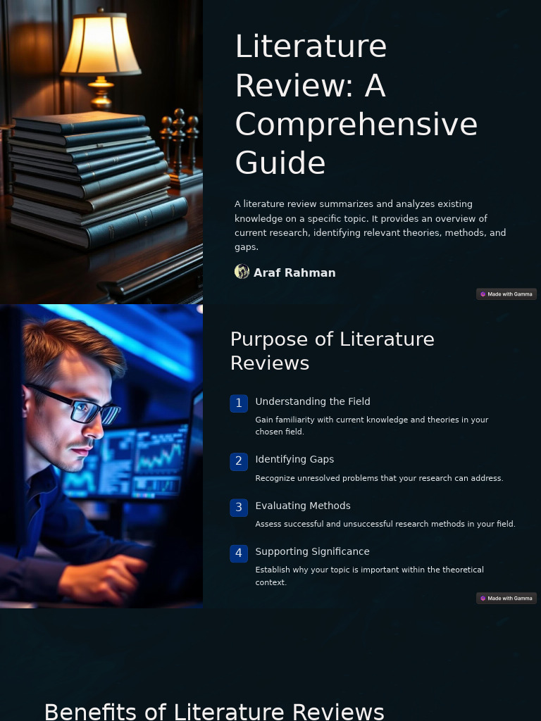 Literature Review A Comprehensive Guide | PDF | Systematic Review ...