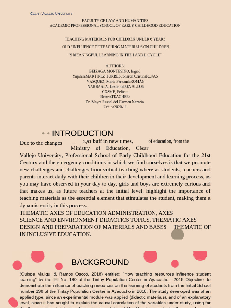 DIDACTIC MATERIAL | PDF | Cognition | Creativity