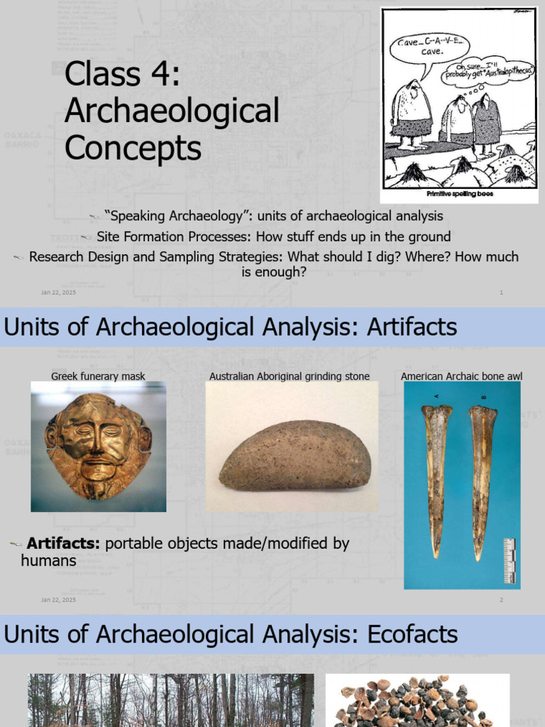 Archaeological Analysis and Ecofacts | PDF | Artifact (Archaeology ...